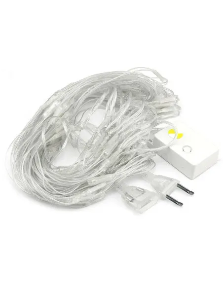 Instalatie tip plasa 3x3m, 8 jocuri de lumini, interconectabila, IP44, diverse culori