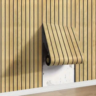Rola tapet 3D, autoadeziv, imitatie riflaj, 40x300 cm, rezistent la apa, diverse culori