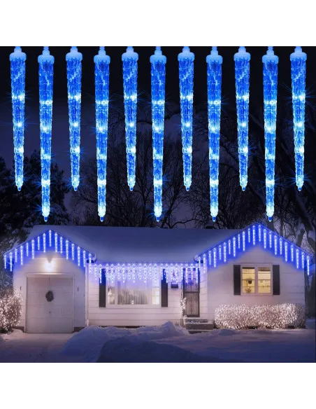 Instalatie SOLARA tip turturi de gheata cu led, 3M, IP44, diverse culori