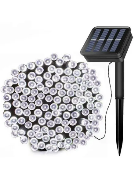 Set 4 x Instalatie solara 100 LED, 10 m, diverse culori