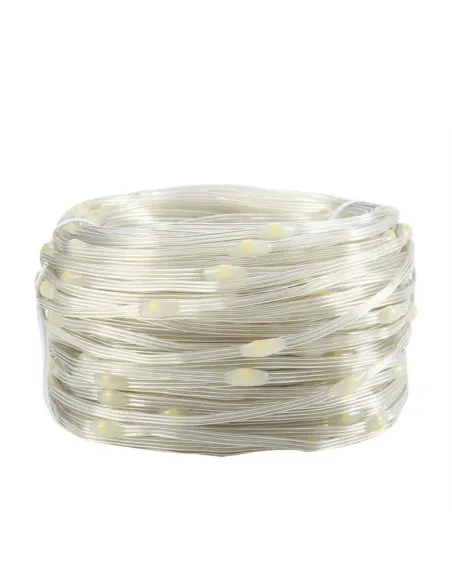 Ghirlanda Luminoasa Decorativa din Cupru 100M cu 800 LEDuri, Cablu Transparent, 8 Programe, Lumina Colorata, de Exterior