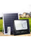 Proiector solar cu panou, Jortan, 50W/100W/ 200W/ 500W cu telecomanda inclusa si senzor de lumina