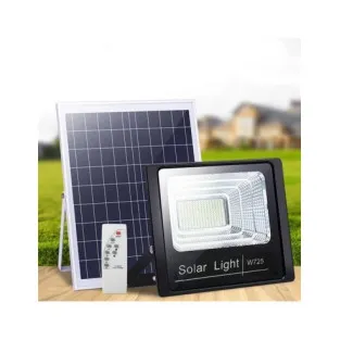 Proiector solar cu panou, Jortan, 50W/100W/ 200W/ 500W cu telecomanda inclusa si senzor de lumina 2