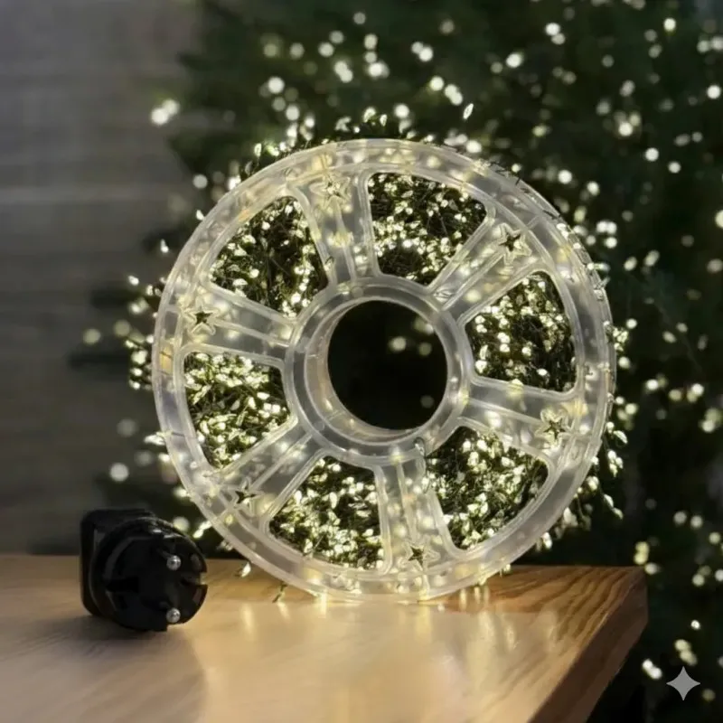 Rola 1000 LED Mini 50m – Alb Cald, Alb Rece, Multicolor