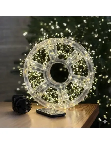 Rola 1000 LED Mini 50m – Alb Cald, Alb Rece, Multicolor