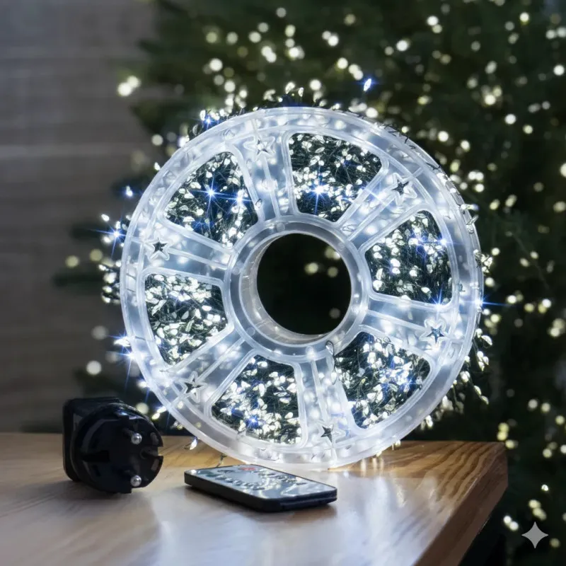 Rola 1000 LED Mini 50m – Alb Cald, Alb Rece, Multicolor