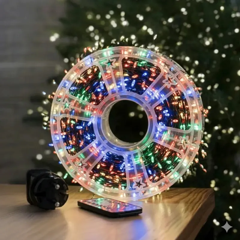 Rola 1000 LED Mini 50m – Alb Cald, Alb Rece, Multicolor