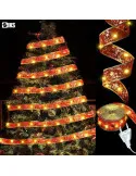 Panglica Luminoasa, Instalatie De Craciun Cu Alimentare La Priza, 8 Jocuri De Lumini, 50 Leduri, 5 Metri