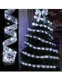 Panglica Luminoasa, Instalatie De Craciun Cu Alimentare La Priza, 8 Jocuri De Lumini, 50 Leduri, 5 Metri