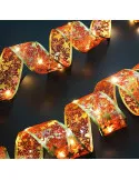 Panglica Luminoasa, Instalatie De Craciun Cu Alimentare La Priza, 8 Jocuri De Lumini, 50 Leduri, 5 Metri