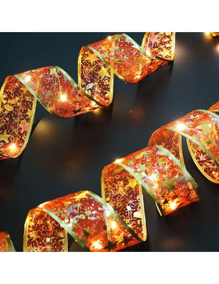 Panglica Luminoasa, Instalatie De Craciun Cu Alimentare La Priza, 8 Jocuri De Lumini, 50 Leduri, 5 Metri