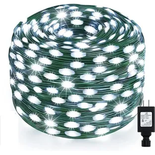 Instalatie tip banda cu led turnat, 100m cu 800 led-uri, interior/exterior, 8 jocuri de lumini, sir, IP44 2