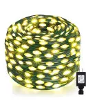 Instalatie tip banda cu led turnat, 100m cu 800 led-uri, interior/exterior, 8 jocuri de lumini, sir, IP44