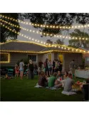 Instalatie tip banda cu led turnat, 100m cu 800 led-uri, interior/exterior, 8 jocuri de lumini, sir, IP44