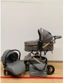 Carucior 3in1, 0-36 luni, RED-T2