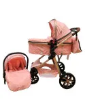 Carucior 3in1, landou transformabil in parte sport, 0-36 luni, RED-T9