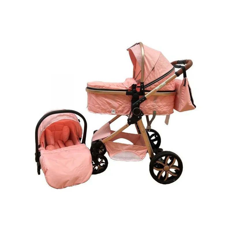 Carucior 3in1, landou transformabil in parte sport, 0-36 luni, RED-T9