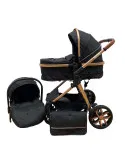 Carucior 3in1, landou transformabil in parte sport, 0-36 luni, RED-T9