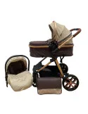 Carucior 3in1, landou transformabil in parte sport, 0-36 luni, RED-T9