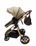 Carucior 3in1, landou transformabil in parte sport, 0-36 luni, RED-T9