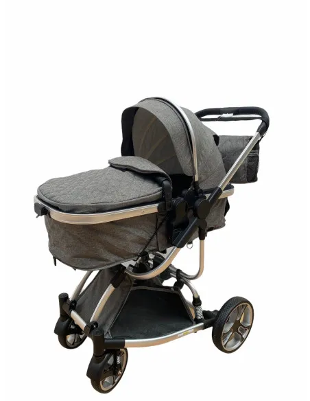 Carucior 2in1 cu landou transformabil, tip troler, 0-36 luni, RED-F2