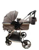 Carucior 2in1 cu landou transformabil, tip troler, 0-36 luni, RED-F2