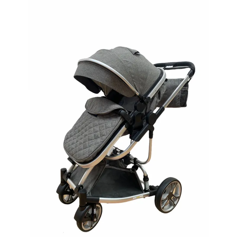 Carucior 2in1 cu landou transformabil, tip troler, 0-36 luni, RED-F2