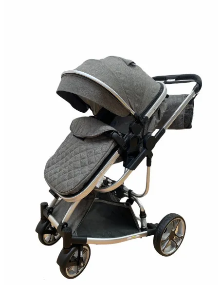 Carucior 2in1 cu landou transformabil, tip troler, 0-36 luni, RED-F2