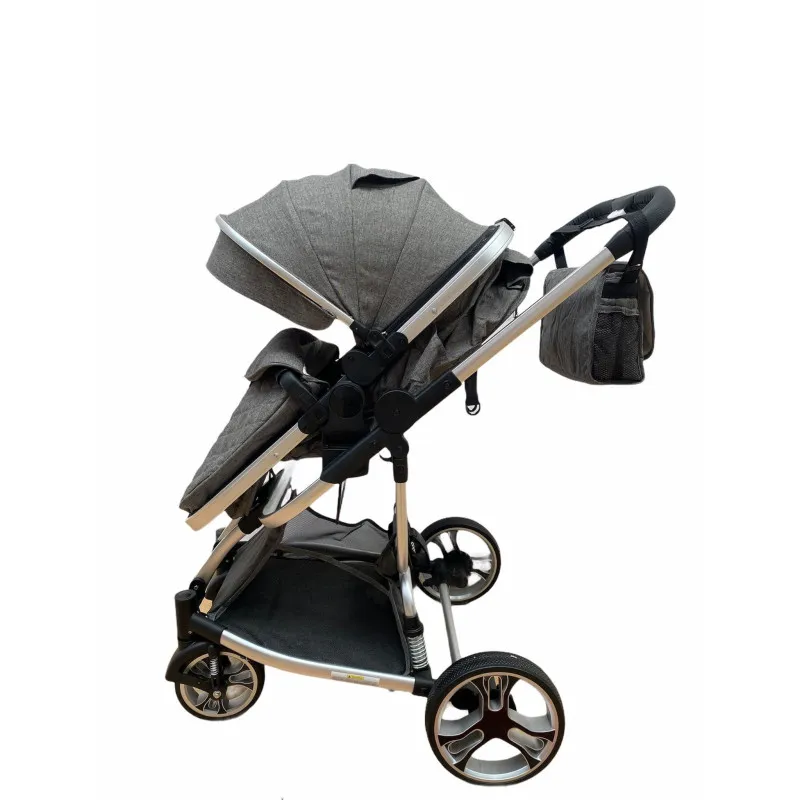 Carucior 2in1 cu landou transformabil, tip troler, 0-36 luni, RED-F2