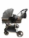Carucior 2in1 cu landou transformabil, tip troler, 0-36 luni, RED-F2