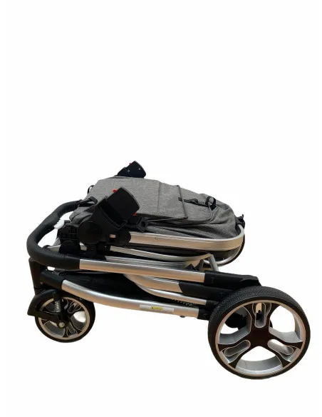 Carucior 2in1 cu landou transformabil, tip troler, 0-36 luni, RED-F2