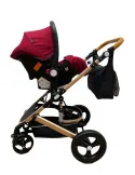 Carucior 3in1 transformabil in parte sport, 0-36 luni, RED-T5