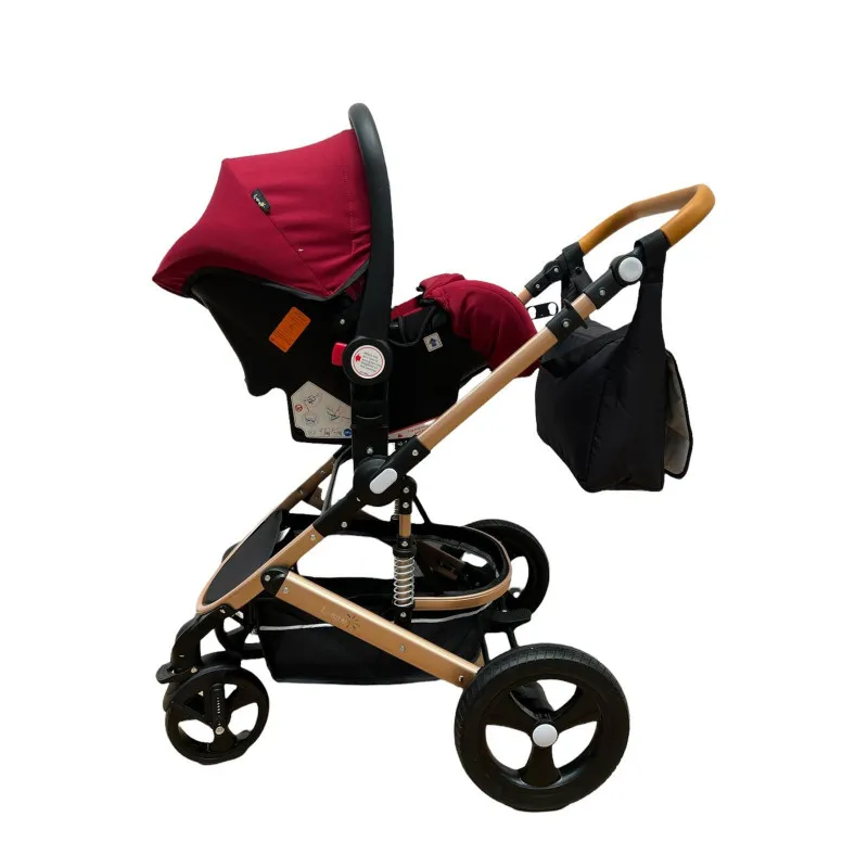 Carucior 3in1 transformabil in parte sport, 0-36 luni, RED-T5