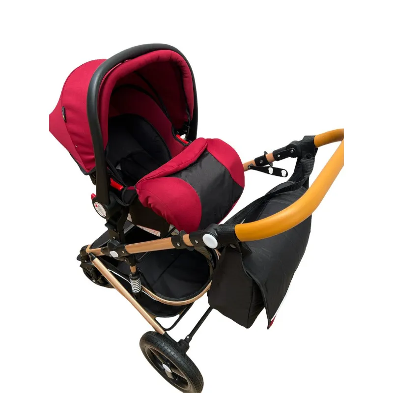 Carucior 3in1 transformabil in parte sport, 0-36 luni, RED-T5