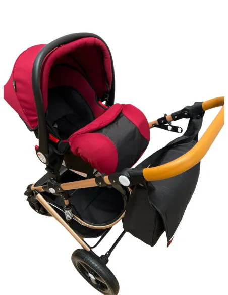 Carucior 3in1 transformabil in parte sport, 0-36 luni, RED-T5