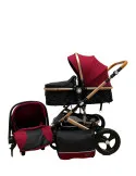 Carucior 3in1 transformabil in parte sport, 0-36 luni, RED-T5