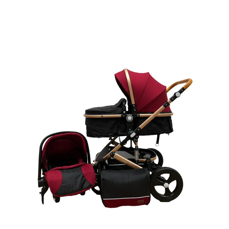 Carucior 3in1 transformabil in parte sport, 0-36 luni, RED-T5