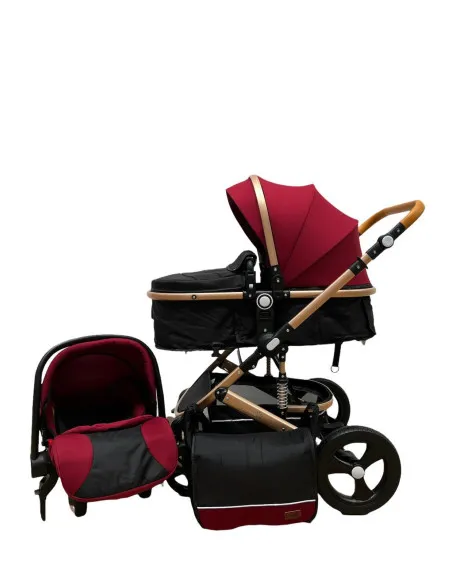 Carucior 3in1 transformabil in parte sport, 0-36 luni, RED-T5