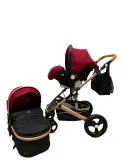 Carucior 3in1 transformabil in parte sport, 0-36 luni, RED-T5