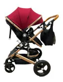 Carucior 3in1 transformabil in parte sport, 0-36 luni, RED-T5