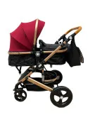 Carucior 3in1 transformabil in parte sport, 0-36 luni, RED-T5
