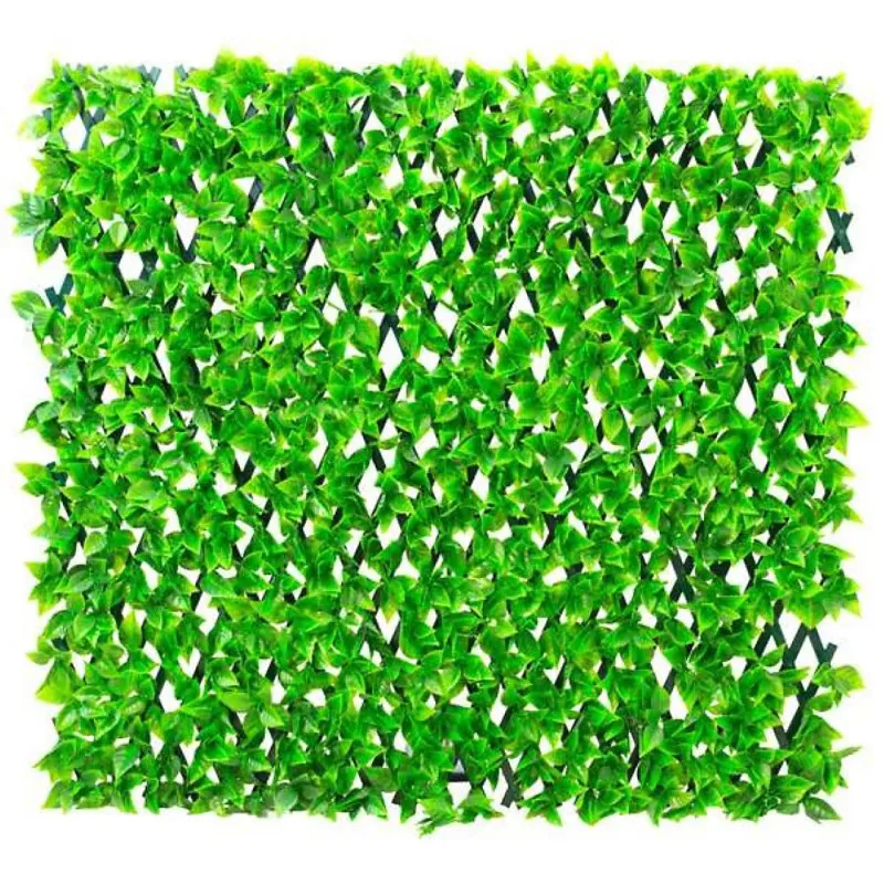 Gard decor cu frunze tip iedera artificiale, 250cm ,textiul +pvc, PREMIUM