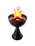 Lampa de interior cu flacara falsa prevazuta cu