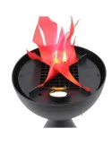 Lampa de interior cu flacara falsa prevazuta cu