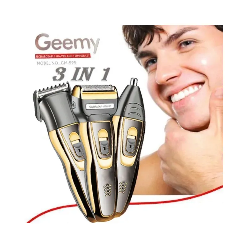 Aparat 3 în 1 GM-6209 – Tunsoare, Bărbierit și Îngrijire Delicată