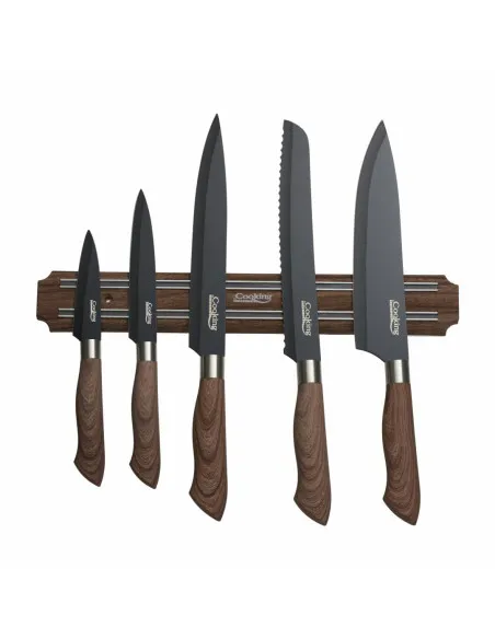 Set Cuțite de Bucătărie Heinner Perfecto, 6 Piese, Lamă Inox cu Acoperire Non-Stick, Mâner Soft Touch