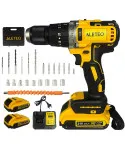 Bormașină 36V Li-Ion cu 2 Baterii, 2 Trepte de Viteză, 350/1350 RPM, Mandrină Automată