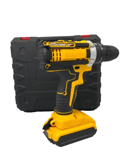 Bormașină 36V Li-Ion cu 2 Baterii, 2 Trepte de Viteză, 350/1350 RPM, Mandrină Automată