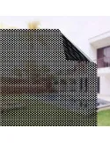 Autocolant perforat geamuri, Negru, 45 x 300 cm