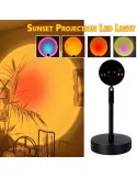 Lampa cu lupa videografie - efecte Sunset